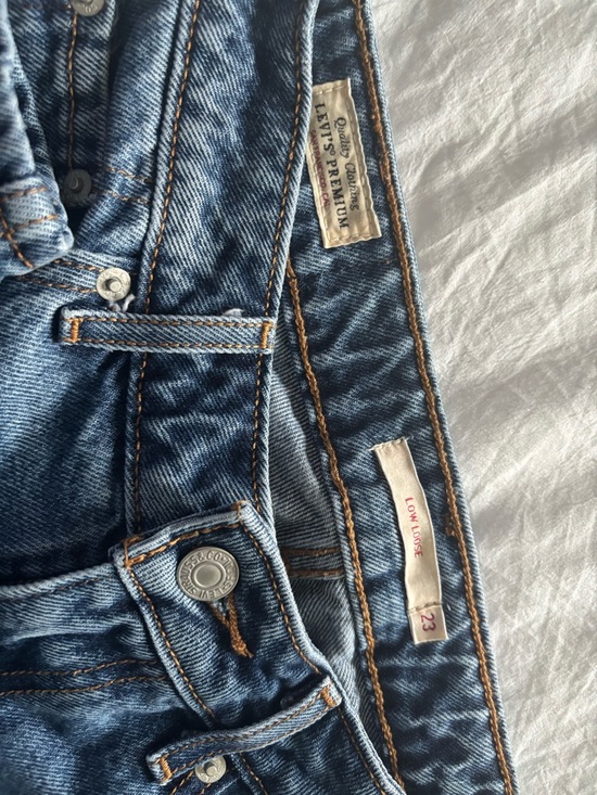 Levi's Wide-Leg Dark Blue Jeans - Picture 2 of 4